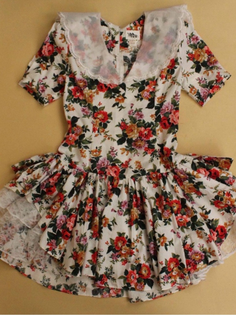 vintage 90s cottage core dress